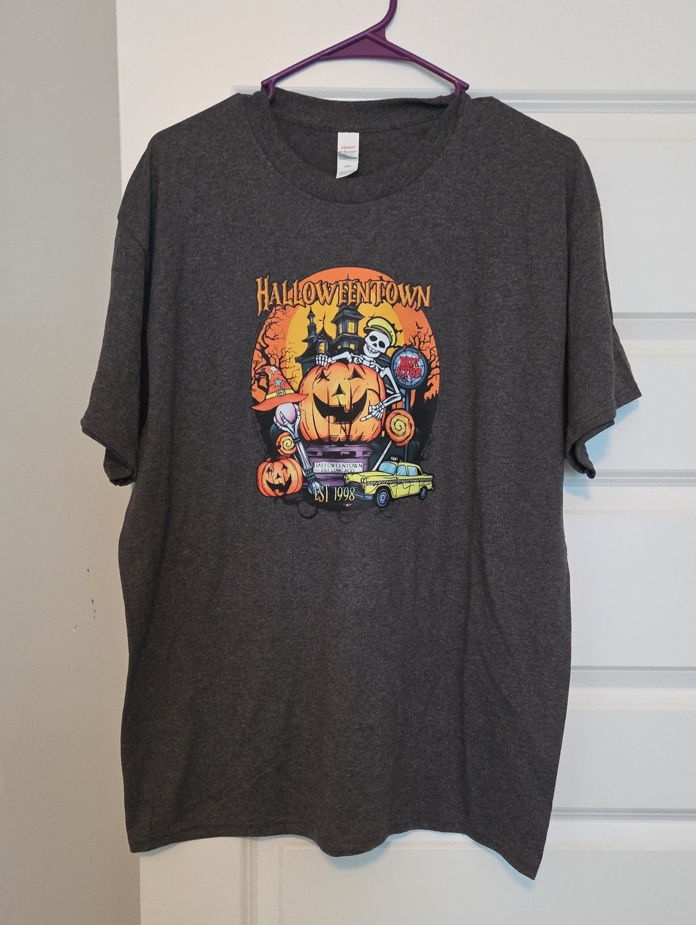 Halloweentown Graphic T-Shirt - Charcoal